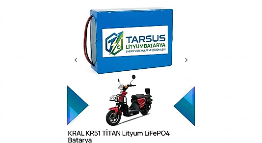 Kral KR51 Titan Lityum Lifepo4 Batarya